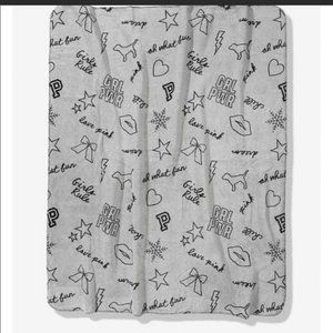 PINK Victoria Secret Sherpa Blanket 50x60in NEW
